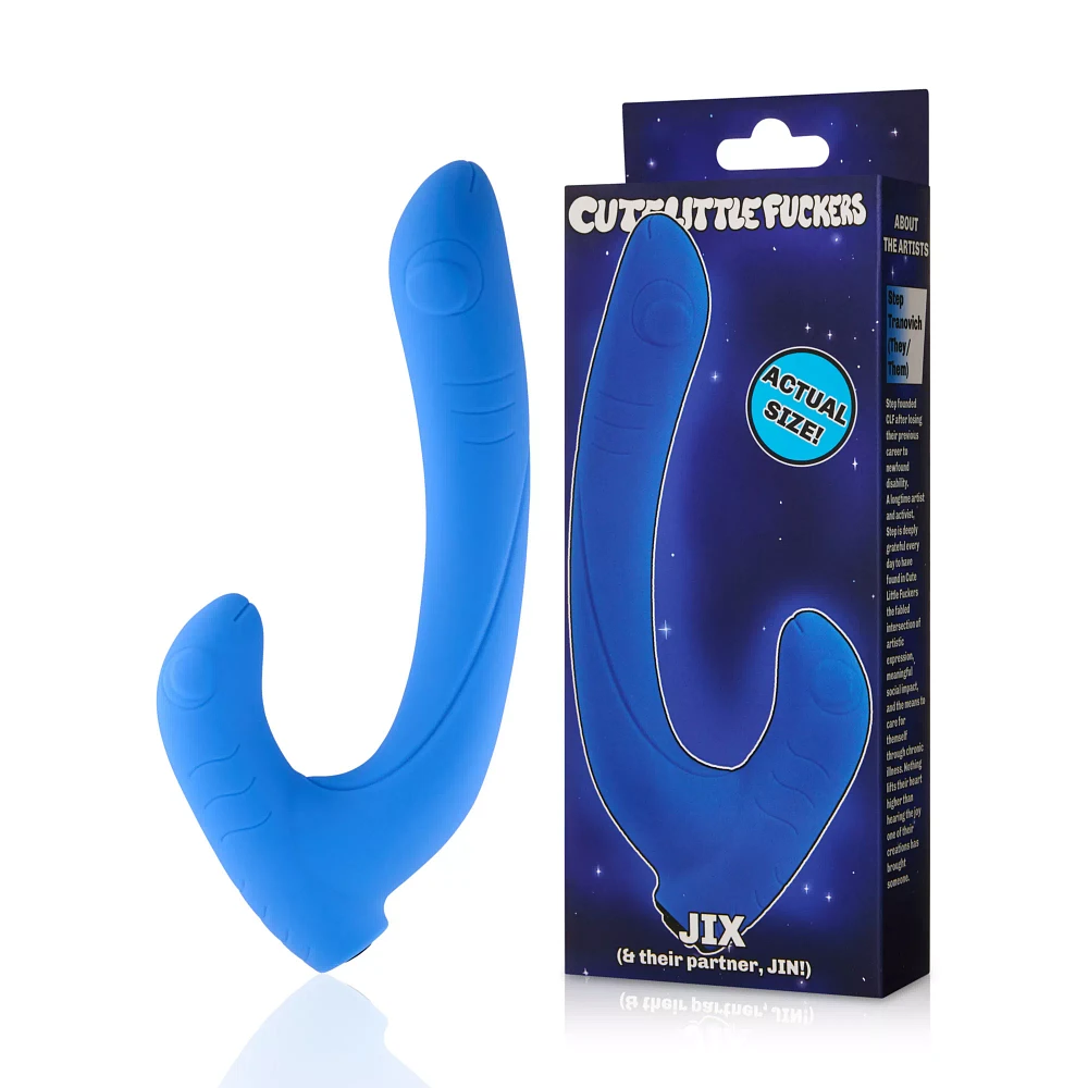 Cute Little Fuckers Blue Jix Rabbit Vibrator