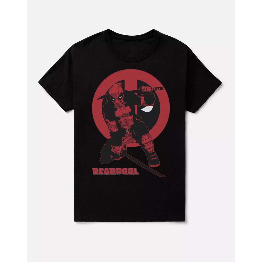 Deadpool Battle Stance T Shirt - Marvel