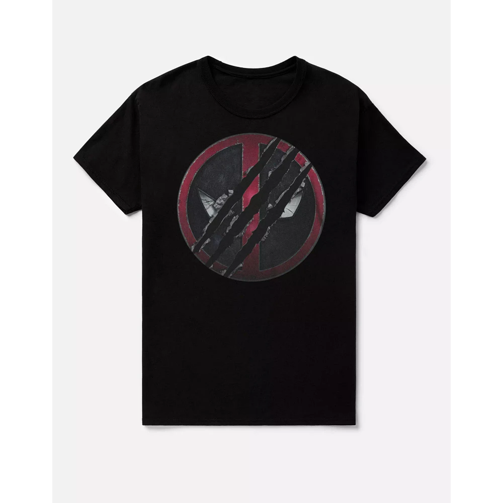 Clawed Deadpool Symbol T Shirt - & Wolverine