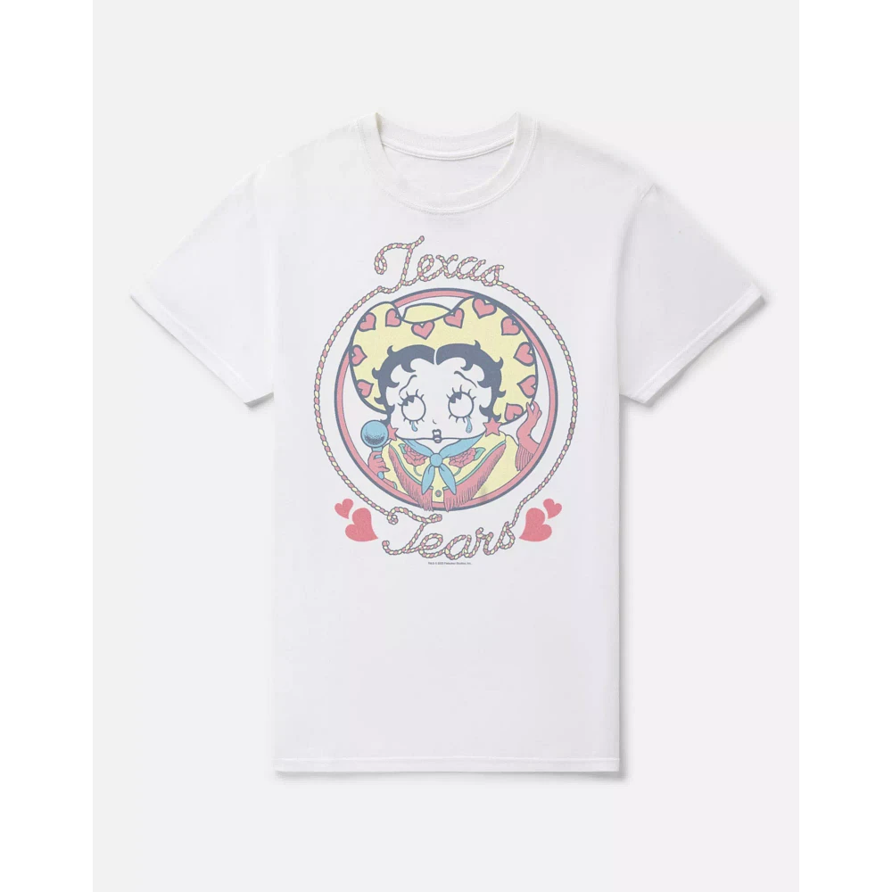 Texas Tears T Shirt - Betty Boop