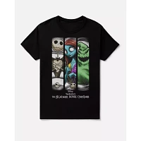 The Nightmare Before Christmas Character Strip T Shirt