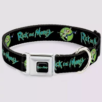 Buckle-Down Rick and Morty Logo Dog Collar