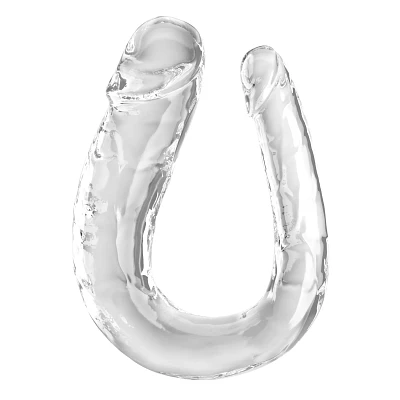King Cock Double Trouble Large Clear Dildo