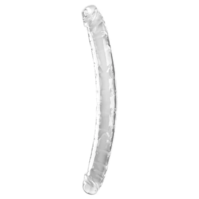 King Cock Clear Double Dildo