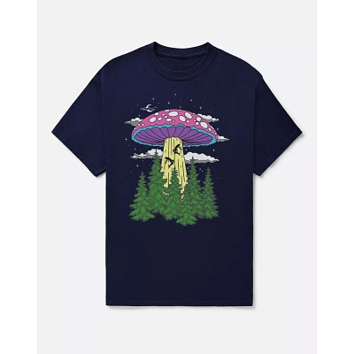 Mushroom Spaceship T Shirt