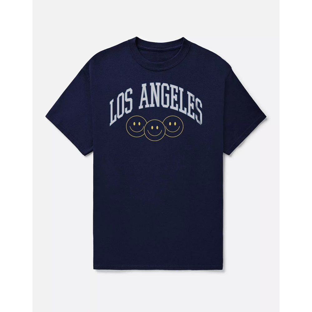 Los Angeles Smiley Faces T Shirt