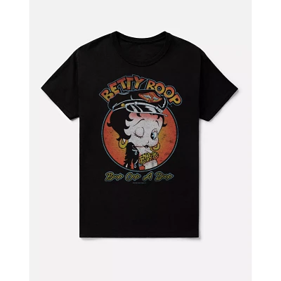 Betty Boop Rocker Cap T Shirt