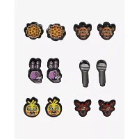 Multi-Pack Five Nights at Freddy's Pixelated Stud Earrings - 6 Pair