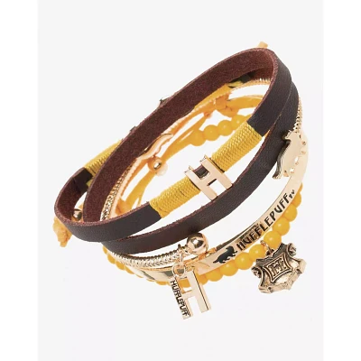 Multi-Pack Harry Potter Hufflepuff Bracelet Set - 4 Pack