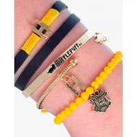 Multi-Pack Harry Potter Hufflepuff Bracelet Set - 4 Pack