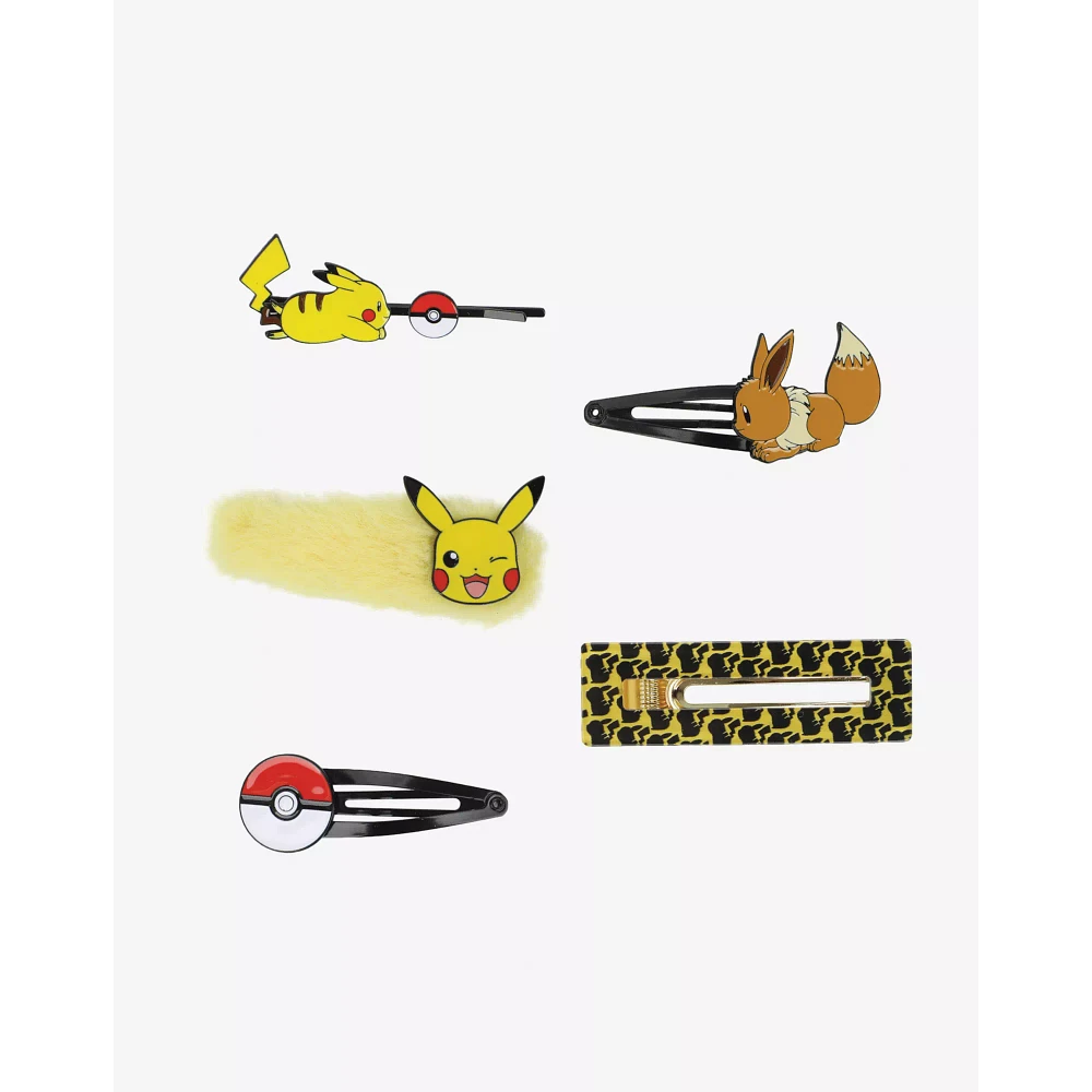 Multi-Pack Pokémon Hair Clips - 5 Pack