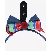 Chucky Bloody Bow with Knife in Head Headband