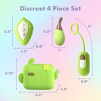 Blooming Bliss Remote Control Bullet and Mini Wand Vibrator Set