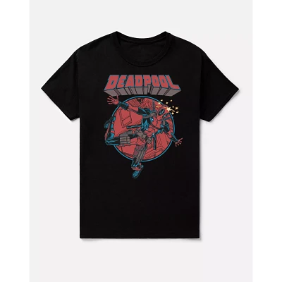 Falling Deadpool T Shirt - & Wolverine