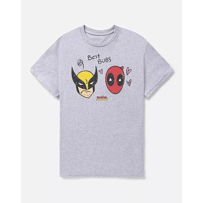 Deadpool x Wolverine Best Bubs Doodle T Shirt