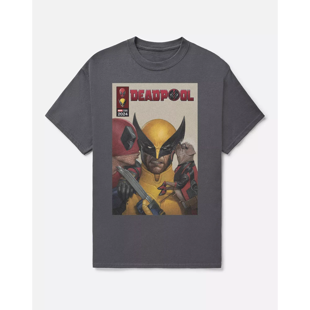Deadpool x Wolverine Kiss T Shirt