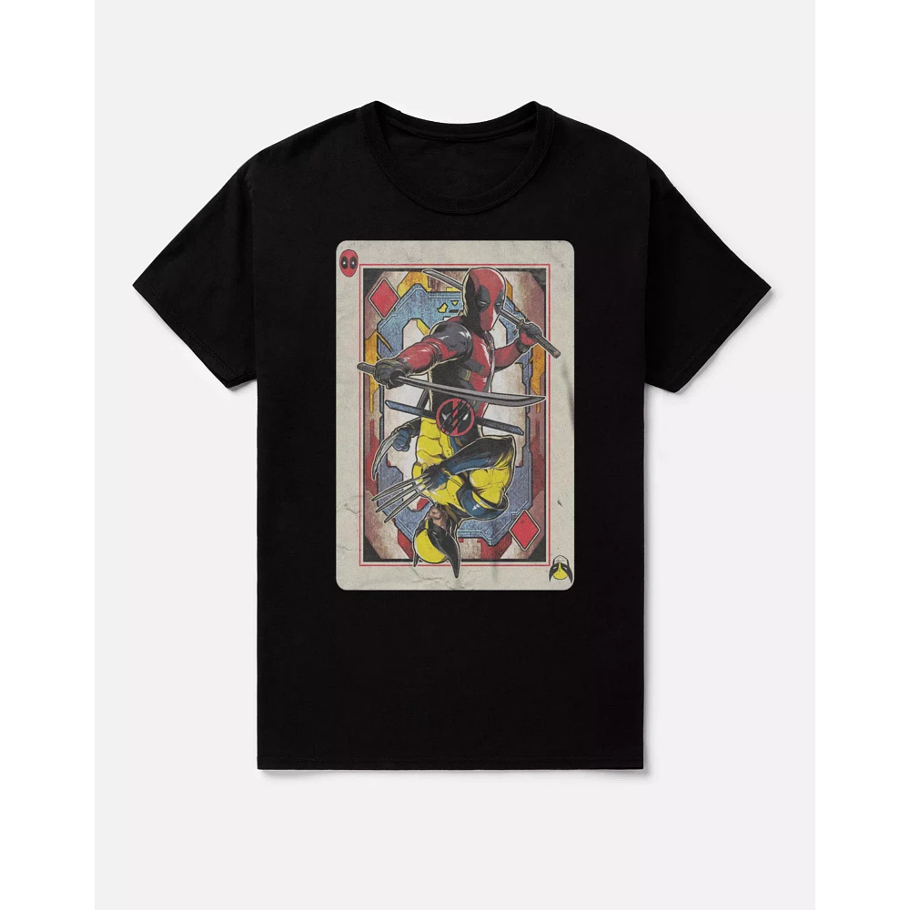 Deadpool x Wolverine Playing Card T Shirt