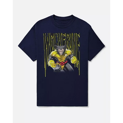 Navy Wolverine T Shirt - Deadpool &