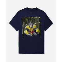 Navy Wolverine T Shirt - Deadpool &