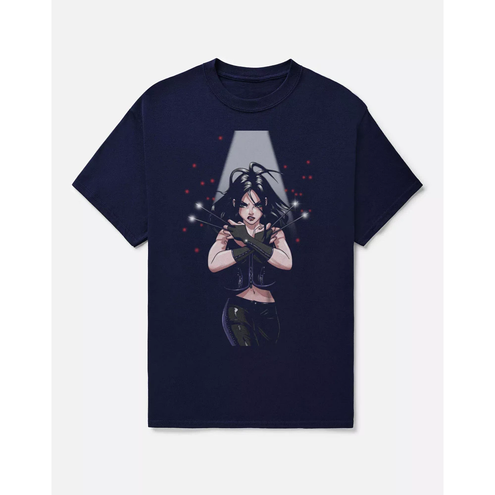 Navy Laura T Shirt - Deadpool & Wolverine
