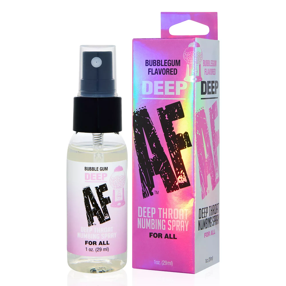 Deep AF Bubblegum Throat Numbing Spray - 1 oz.