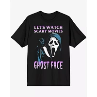 Ghost Face Let's Watch Scary Movies T Shirt