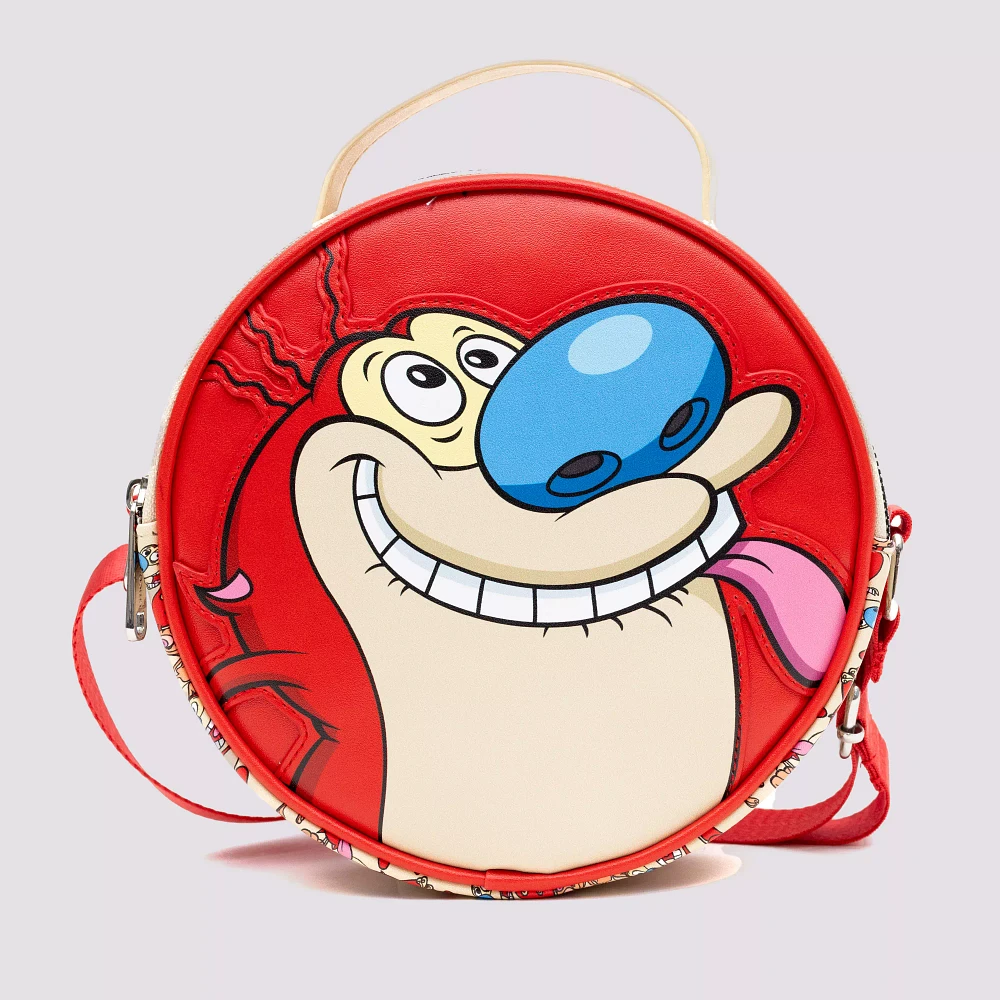 Buckle-Down Ren and Stimpy Round Crossbody Bag