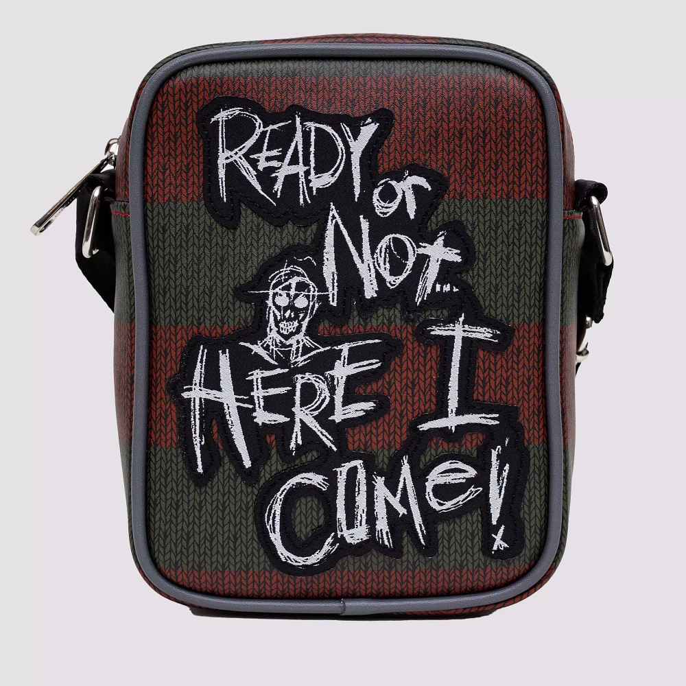 Buckle-Down Freddy Krueger Ready or Not Crossbody Bag - A Nightmare on Elm Street