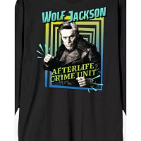 Wolf Jackson Afterlife Crime Unit Long Sleeve T Shirt - Beetlejuice