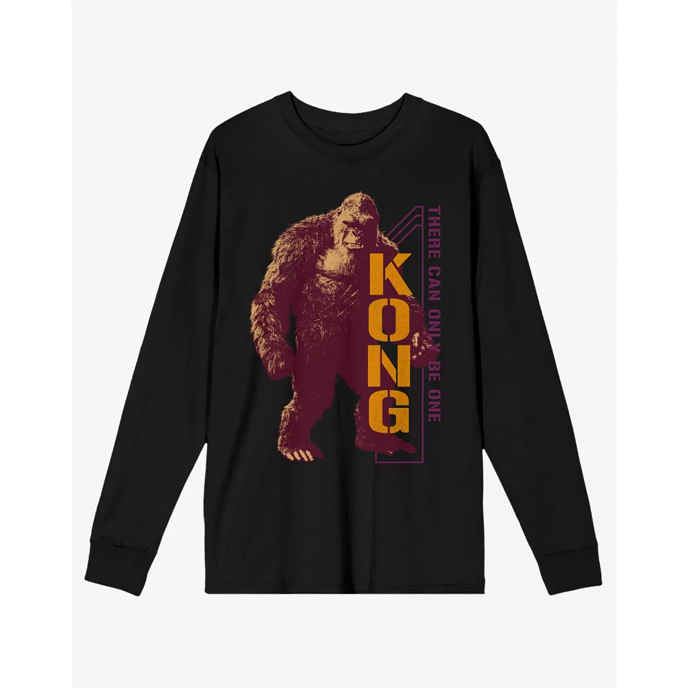 There Can Only Be One Long Sleeve T Shirt - Godzilla x Kong: The New Empire