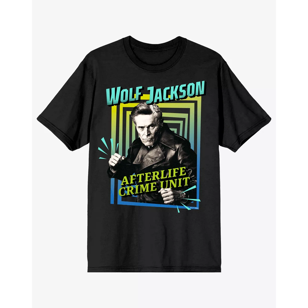 Wolf Jackson Afterlife Crime Unit T Shirt - Beetlejuice