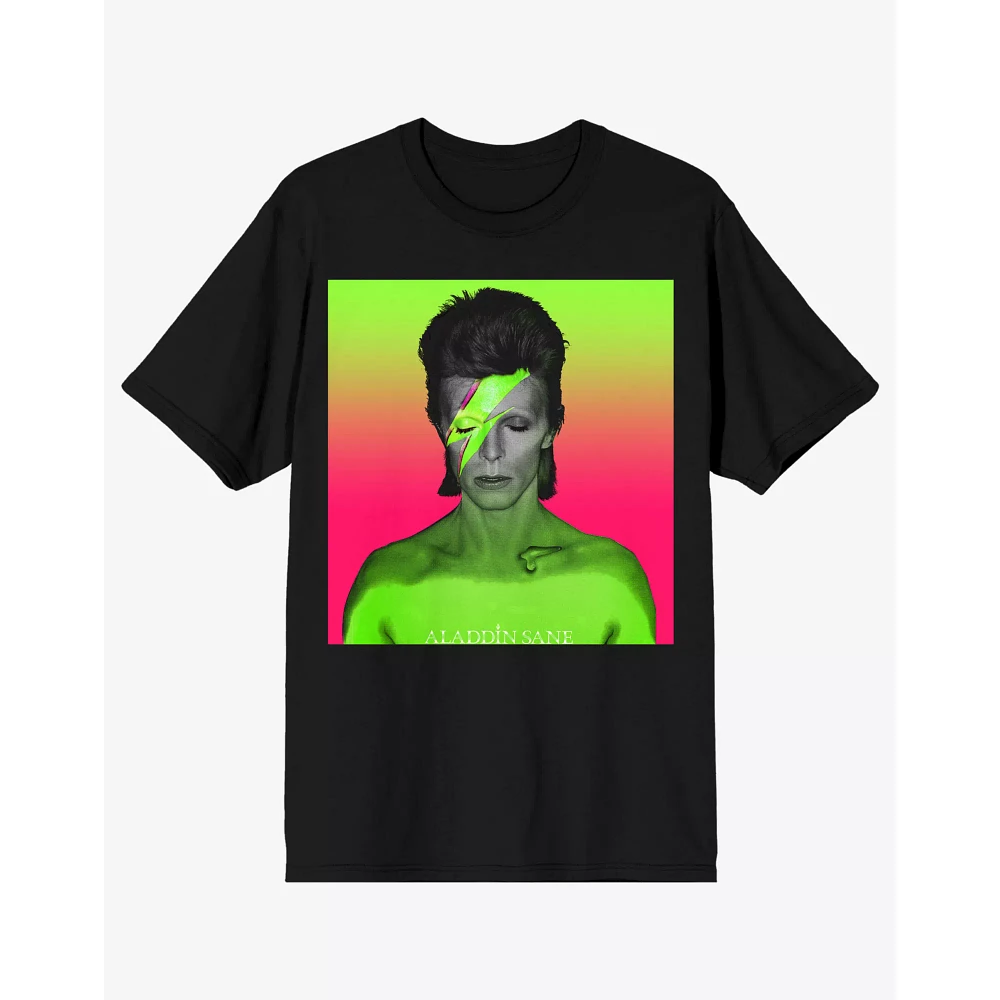 Neon Aladdin Sane T Shirt - David Bowie