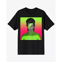 Neon Aladdin Sane T Shirt - David Bowie