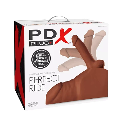 Perfect Ride Hands-Free Masturbator - Brown