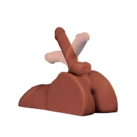 Perfect Ride Hands-Free Masturbator - Brown