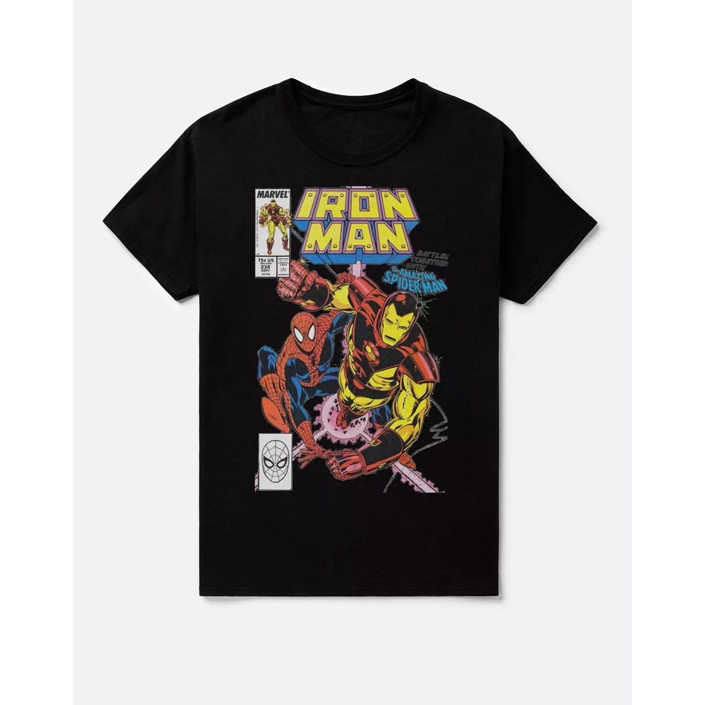 Iron Man and Spider-Man T Shirt - Marvel
