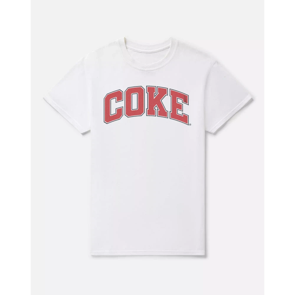 White Coke Logo T Shirt - Coca-Cola