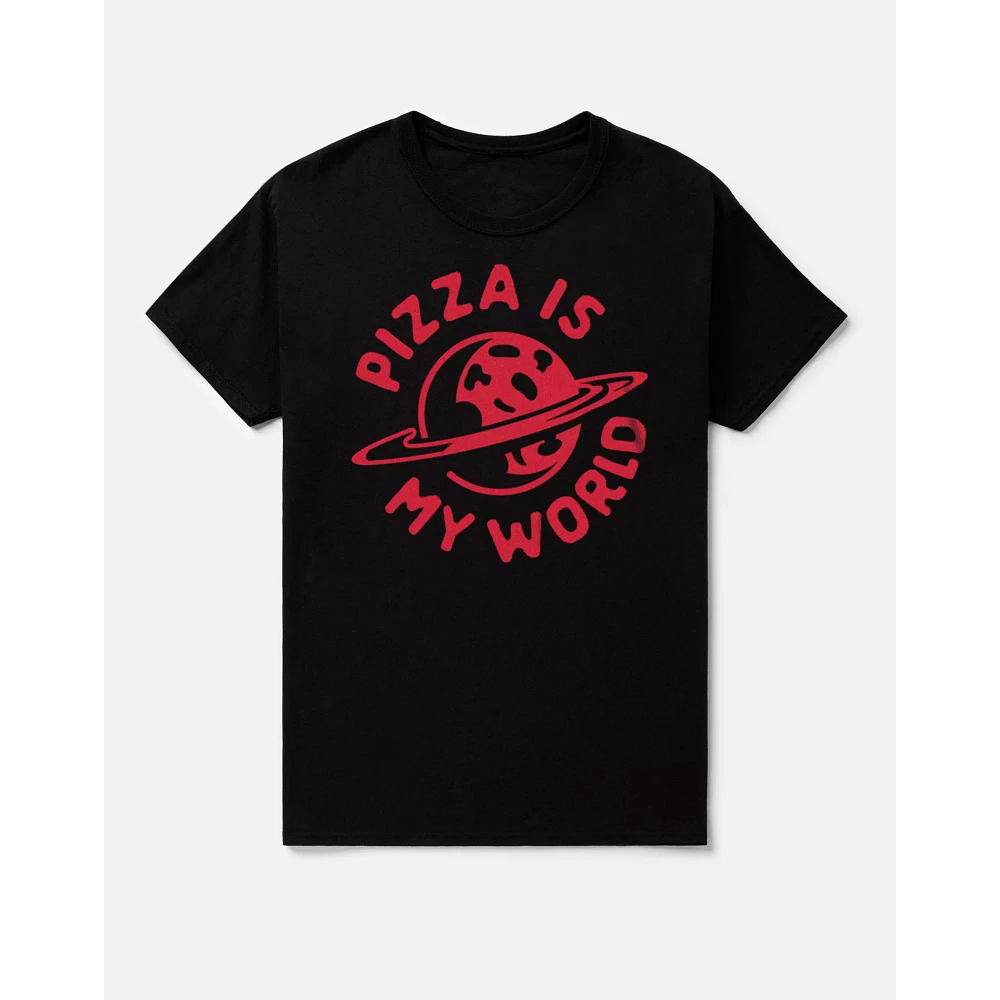 Pizza Is My World T Shirt