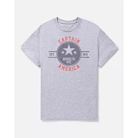 Grey Captain America T Shirt - Marvel
