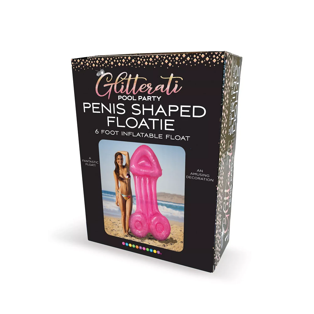 Glitterati Pool Party Penis Shaped Floatie