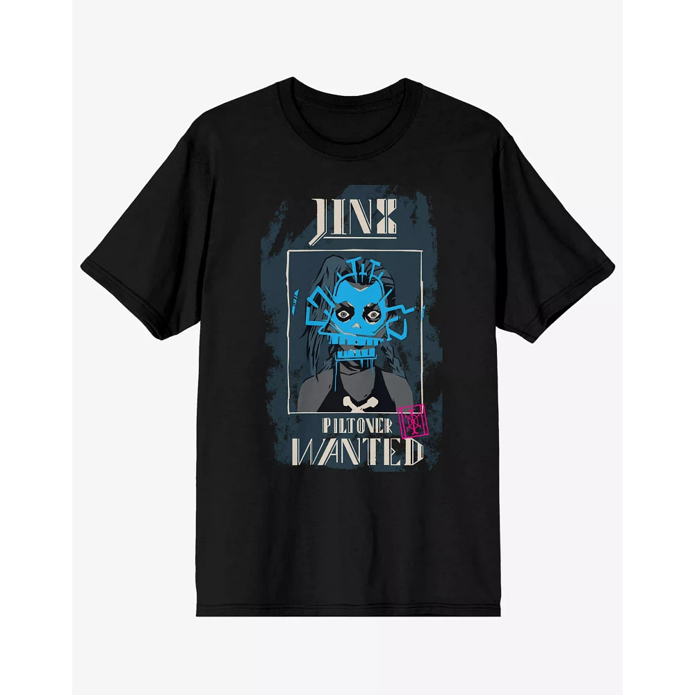 Jinx Wanted T Shirt - Arcane