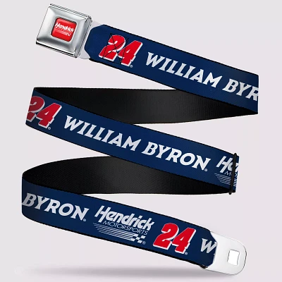 William Byron Logo Buckle-Down Seatbelt Belt - Hendricks Motorsports
