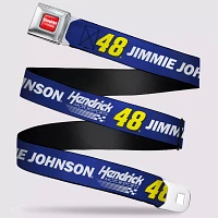 Jimmie Johnson Logo Buckle-Down Seatbelt Belt