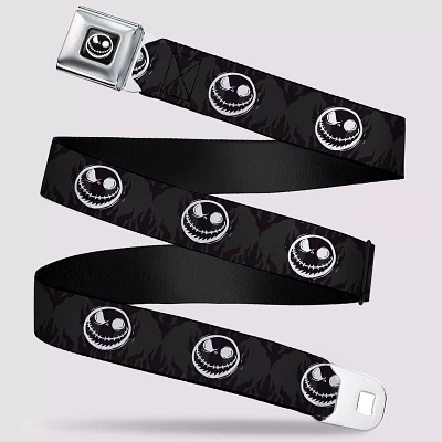 Jack Skellington Face Buckle-Down Seatbelt Belt - The Nightmare Before Christmas