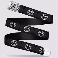 Jack Skellington Face Buckle-Down Seatbelt Belt - The Nightmare Before Christmas
