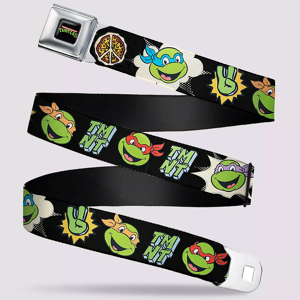 Buckle-Down Teenage Mutant Ninja Turtles Icons Seatbelt Belt