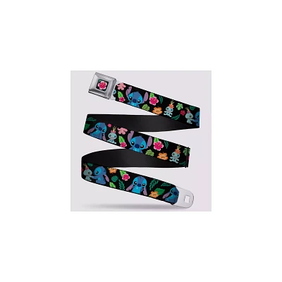 Buckle-Down Tropical Stitch Print Seatbelt Belt - Lilo & Stitch