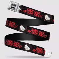 Buckle-Down Emos Suck My Goth Balls School Bus Seatbelt Belt - South Park