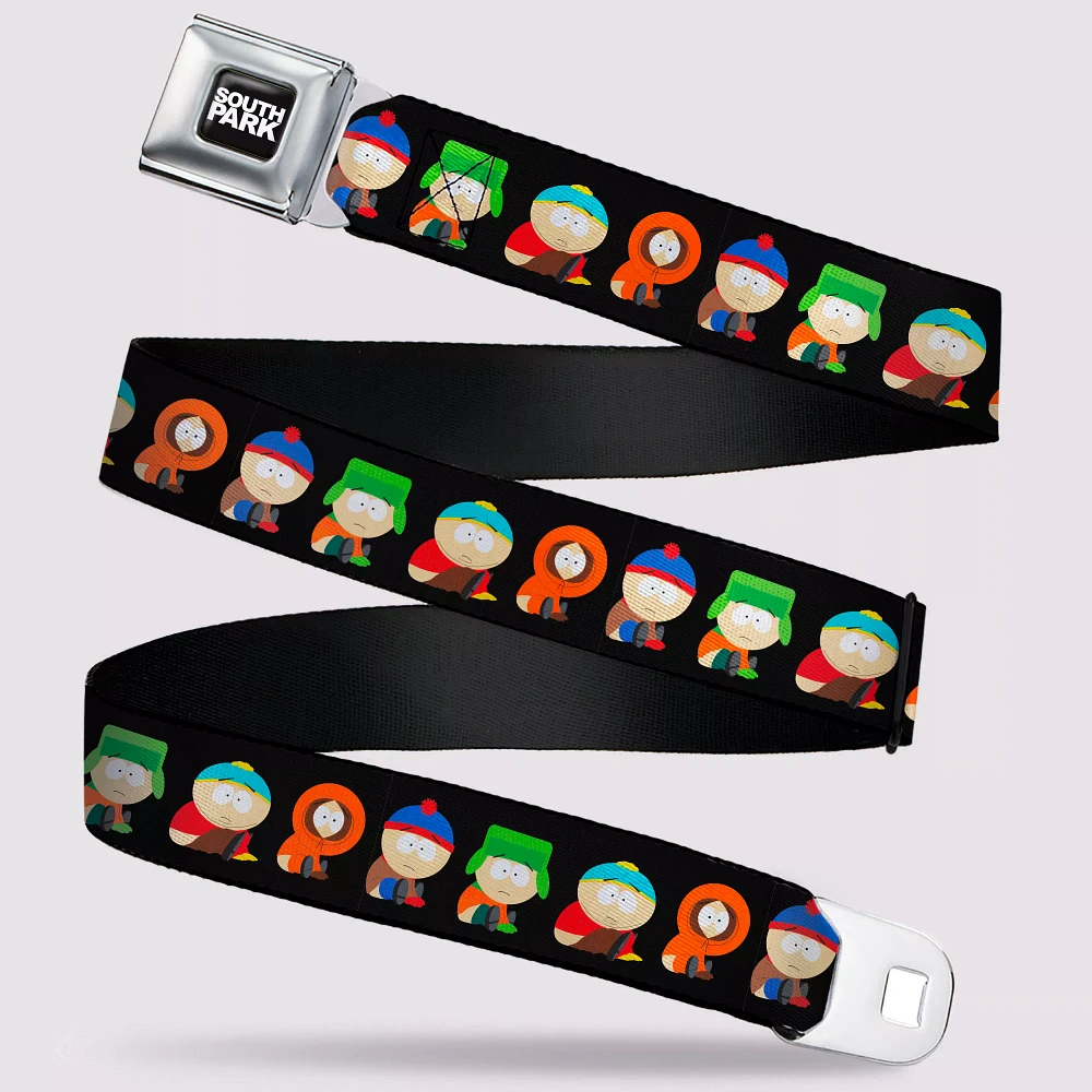 Buckle-Down South Park Cartman Kenny Kyle Stan Seatbelt Belt