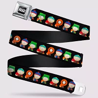 Buckle-Down South Park Cartman Kenny Kyle Stan Seatbelt Belt